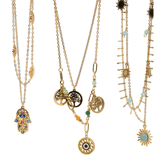Stainless Steel Necklace Assorted Styles