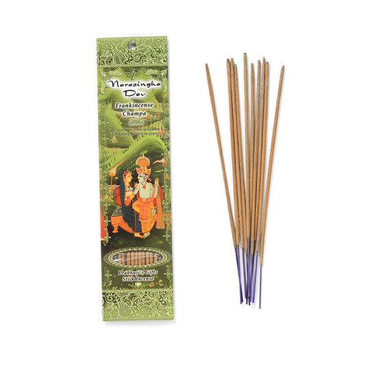 Narasingha Dev Frankincense Champa Prabhuji's Gifts Stick Incense 10 Sticks