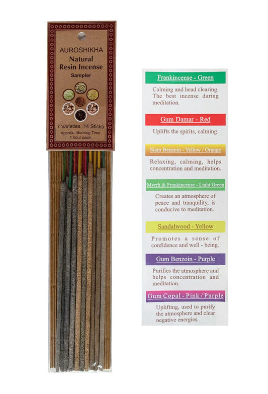 Sample PK Natural Resin Incense Sticks - Auroshikha
