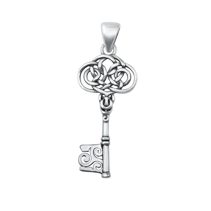 Celtic Key .925 Sterling Silver Pendant