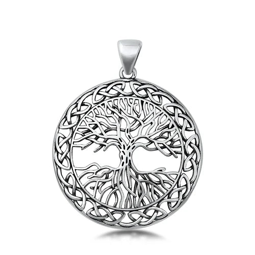 Tree of Life Celtic .925 Sterling Silver Pendant