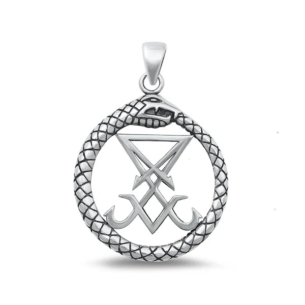 Lucifer Sigil .925 Sterling Silver Pendant