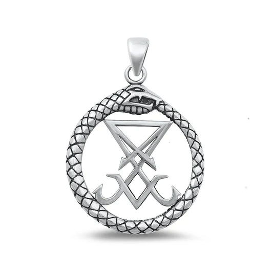 Lucifer Sigil .925 Sterling Silver Pendant