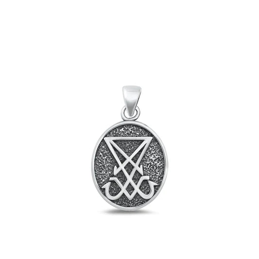 Lucifer Sigil Sterling Silver Pendant