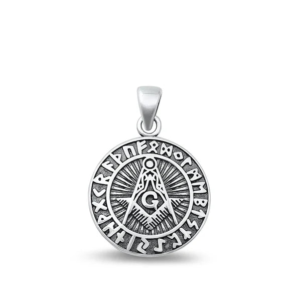 Masonic .925 Sterling Silver Pendant