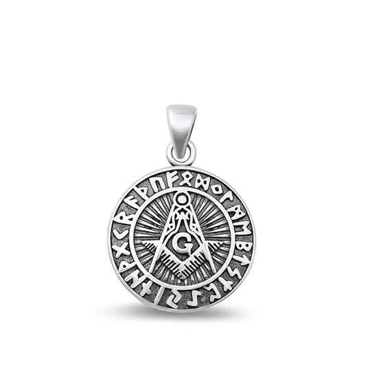 Masonic .925 Sterling Silver Pendant