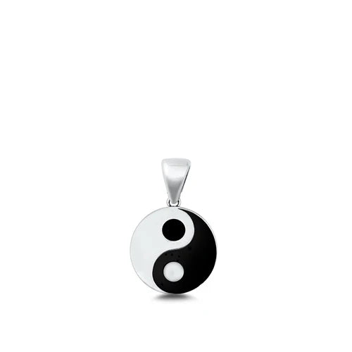 Yin Yang .925 Sterling Silver Pendant