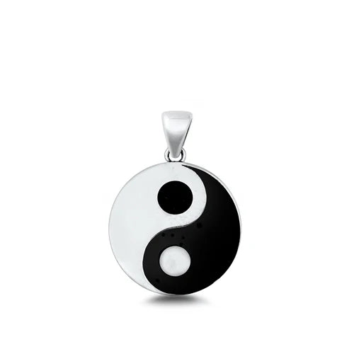 Yin Yang .925 Sterling Silver Pendant