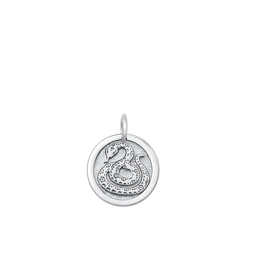 Snake Zodiac .925 Sterling Silver Pendant