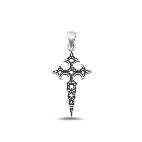 Cross .925 Sterling Silver Pendant