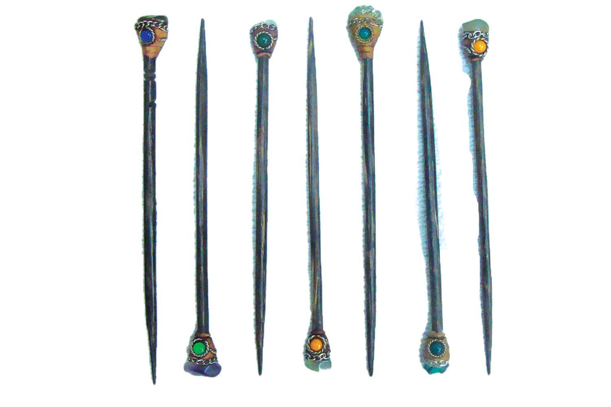 Amethyst - Peru Clay Headpin