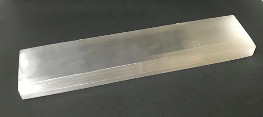 Selenite Polished Bar 2x8" Thick - Morocco