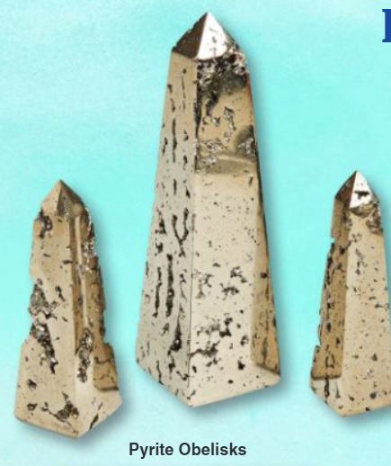 Pyrite Obelisk 4-5" - Peru