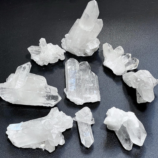 Clear Quartz Clusters Quality Points A - Brazil
