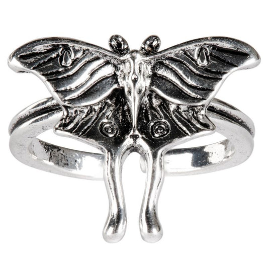 Adjustable Small Moth Ring