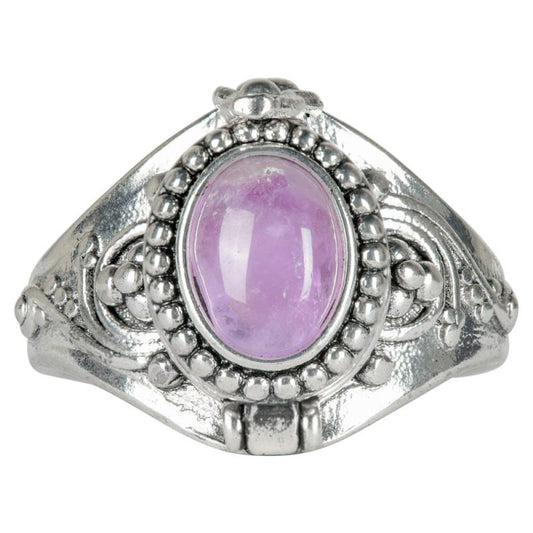 Amethyst Poison Adjustable Ring