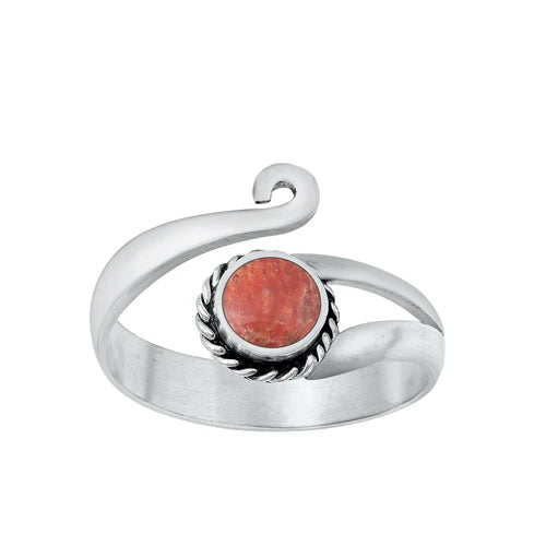 Carnelian .925 Sterling Silver Toe Ring