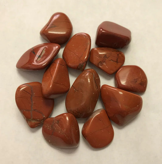 Red Jasper Tumbled Stone - Brazil