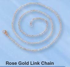 24" Rose Gold-Plated Link Chain