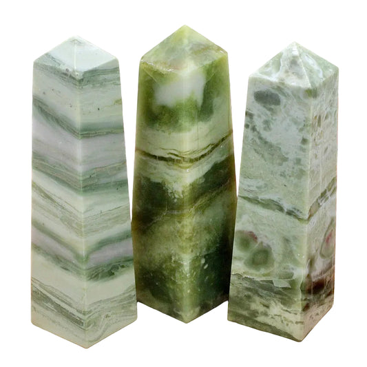 Serpentine Obelisk 4" - South Africa