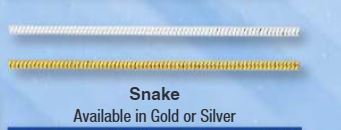 24" Silver-Plated Snake Chain
