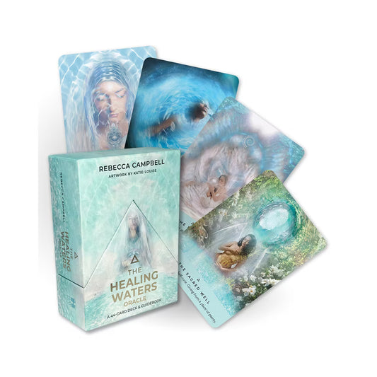 The Healing Waters Oracle by Rebecca Campbell – 44‑card deck and guidebook exploring sacred healing powers of water.
