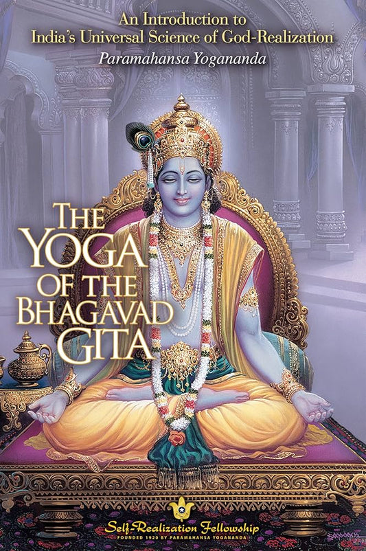 The Yoga of the Bhagavad Gita by Paramahansa Yogananda – timeless commentary blending yoga philosophy and spiritual guidance.
