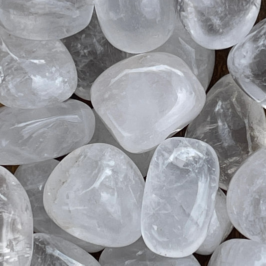 Clear Quartz Pebble Tumbled 30-50MM - Brazil