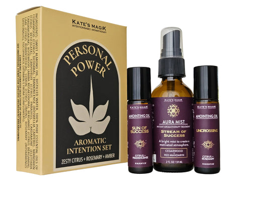 Personal Power - Intention Based Aromatic Intention Oil Set - Kates Magik
