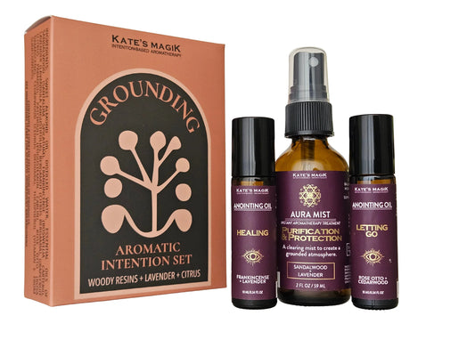 Grounding - Intention Based Aromatic Intention Oil Set - Kates Magik