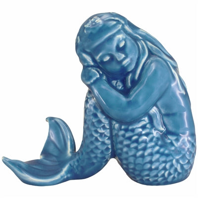 Pierla Mermaid Ocean Blue Ceramic Statue