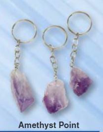 Amethyst Point Keychains - Brazil
