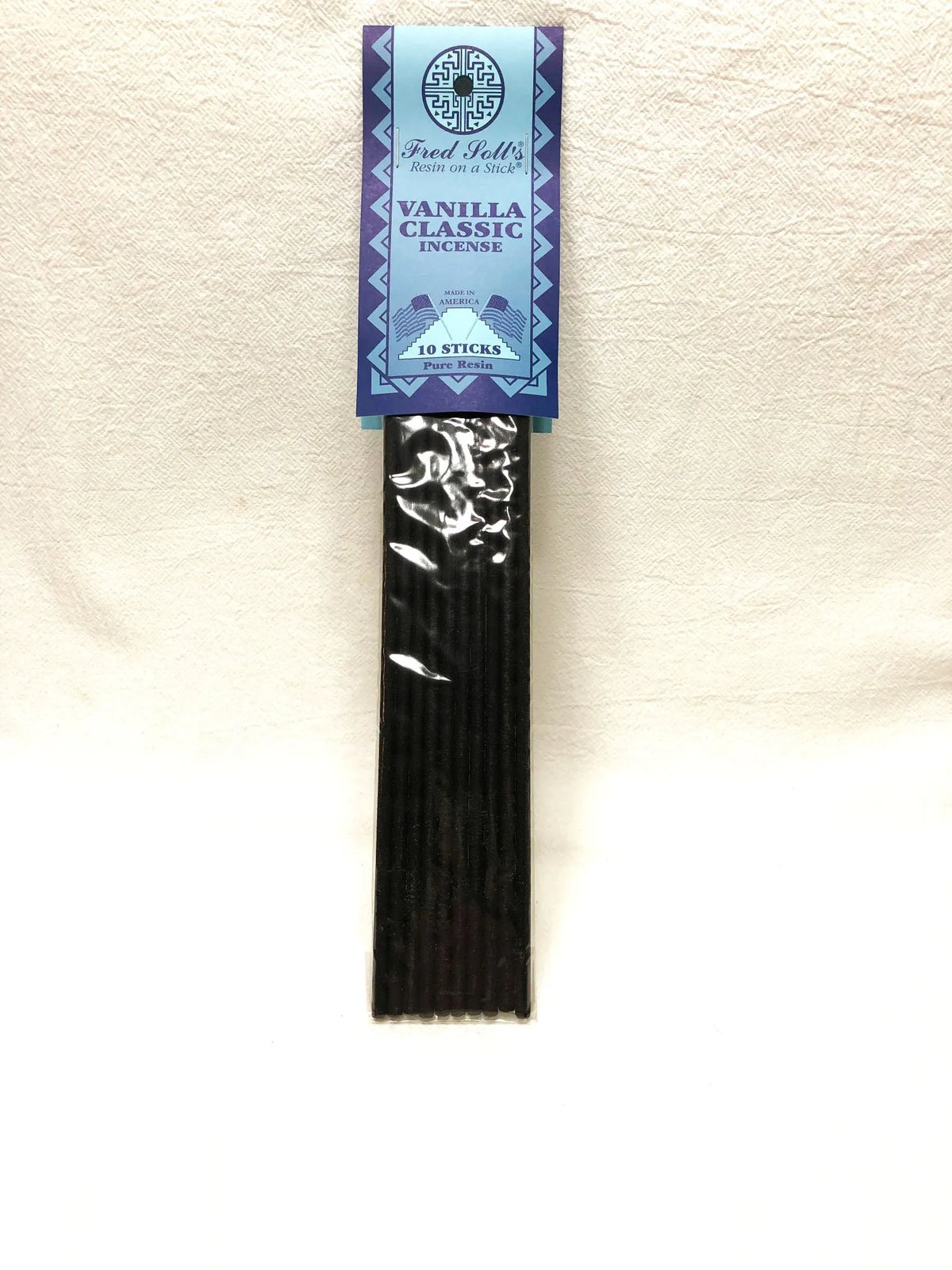 Vanilla Classic Pure Resin Incense 10 Sticks Per Pack Fred Solls at Namaste Bookshop near Union Square, NYC
