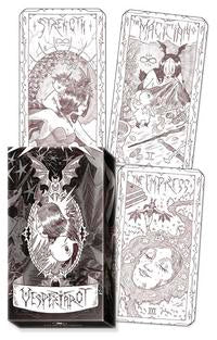 Vesper Tarot Deck by Veronica C with mystical artwork offering insight, guidance, and spiritual clarity.
