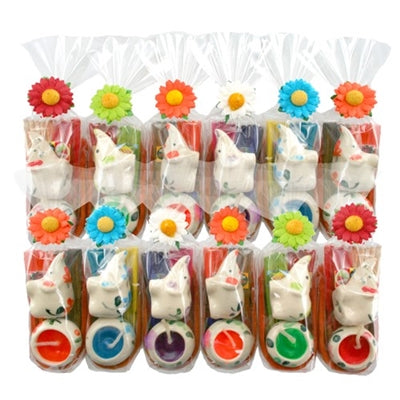 Elephant Incense Holder with Incense & Candle On Wooden Boat Gift Set