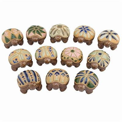 Turn Of Turtles Large Ceramic Incense Holder Assorted Color