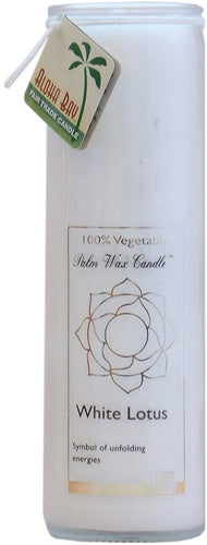 White Lotus Chakra Jar Candle - White