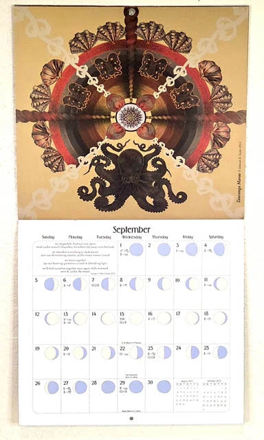We'Moon on the Wall 2027 | Astrological Moon Phase Calendar