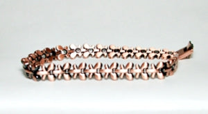 Pure Copper Link Bracelet With Magnetic Gauss Range 1200-1500