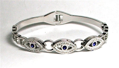 Evil Eye STAINLESS STEEL CUFF BRACELET