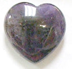 Amethyst 30mm Heart