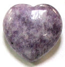 Lepidolite 30mm Heart