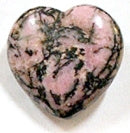 Rhodonite 30mm Heart