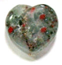 Bloodstone 30mm Heart