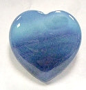 Blue Onyx 30mm Heart
