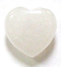 Clear Quartz 25mm Heart