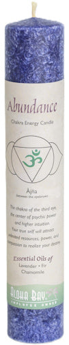 Abundance - Chakra Pillar Energy Scented Candle