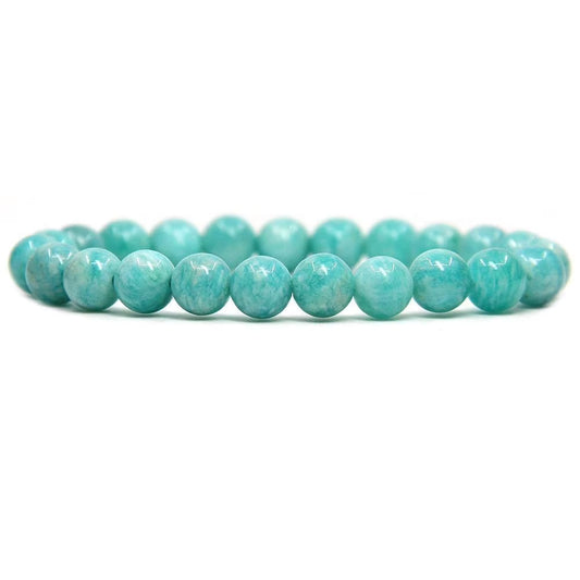 Amazonite Brazilian 8MM Beaded Bracelet