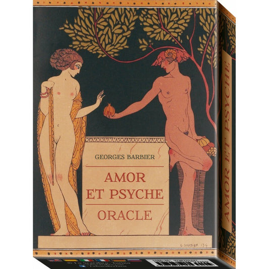 Amor Et Psyche Oracle by Rachel Paul and Georges Barbier – elegant 40-card deck blending classical romance with intuitive divination.
