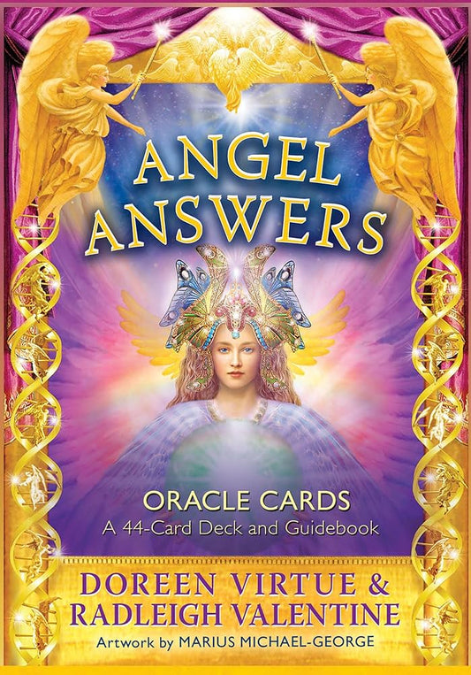 Angel Answers Oracle Cards by Radleigh Valentine – a direct and simple oracle deck offering clear guidance from the angels.
